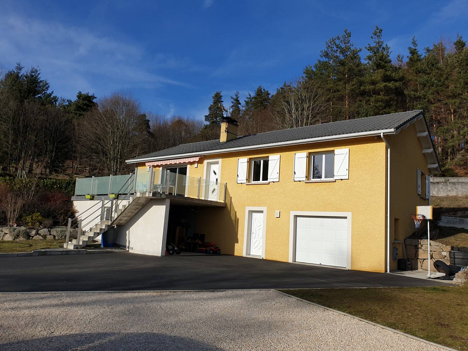 Proche Le Chambon sur Lignon. Vue Dominante