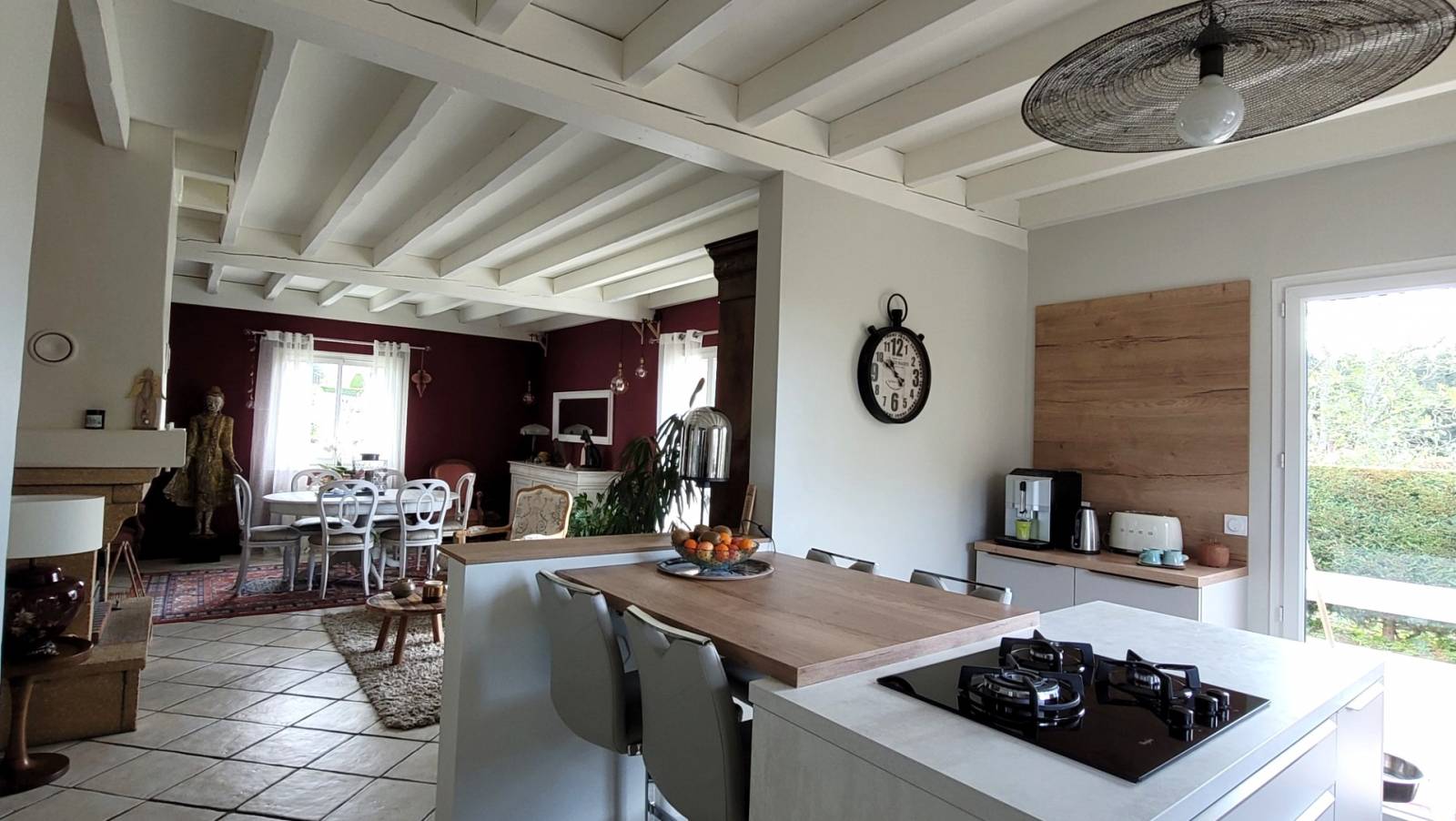 Maison de plain pied avec garage et jardin à Raucoules