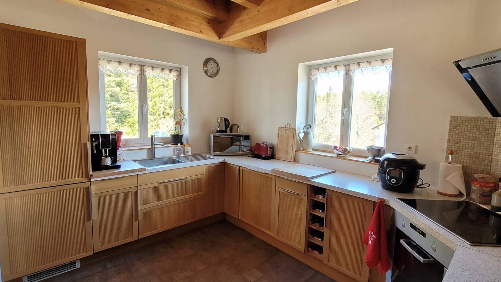 Maison ossature bois de 2008 sur plus d'1Ha de terrain