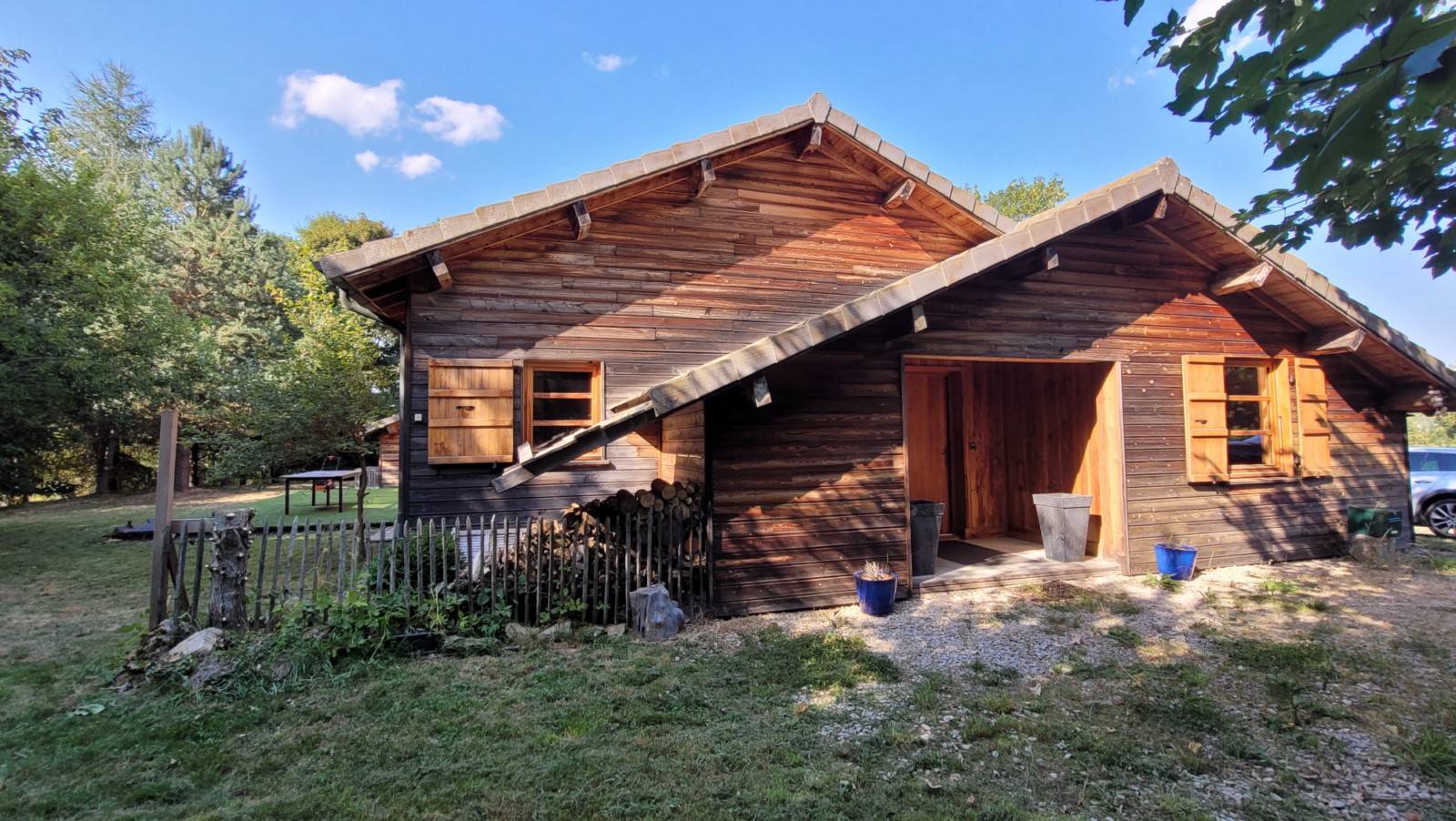 Maison ossature bois de 2007, proche village du Chambon sur Lignon, plain pied