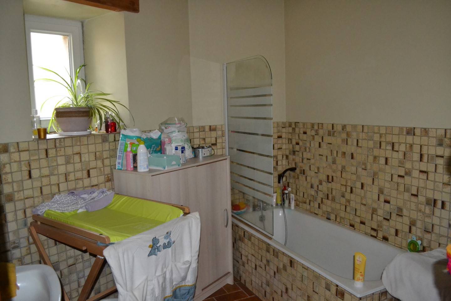 Campagne de St Jeures. Couverture Lauzes. 2500m² de terrain attenant