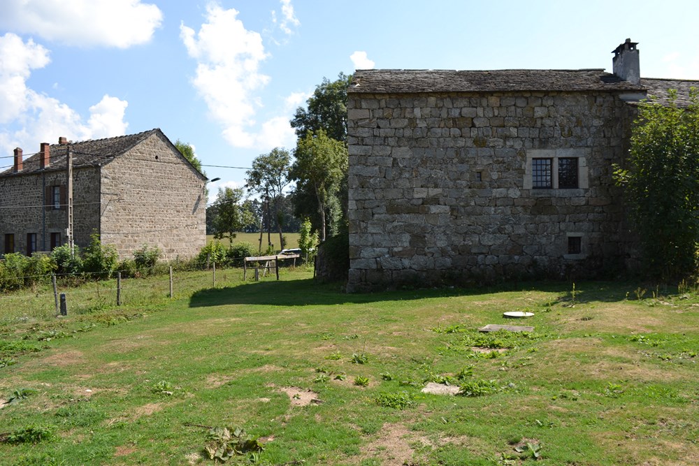 Ancienne ferme T3 Campagne de Tence Dépendances: grange et écurie. Terrain 760m².
