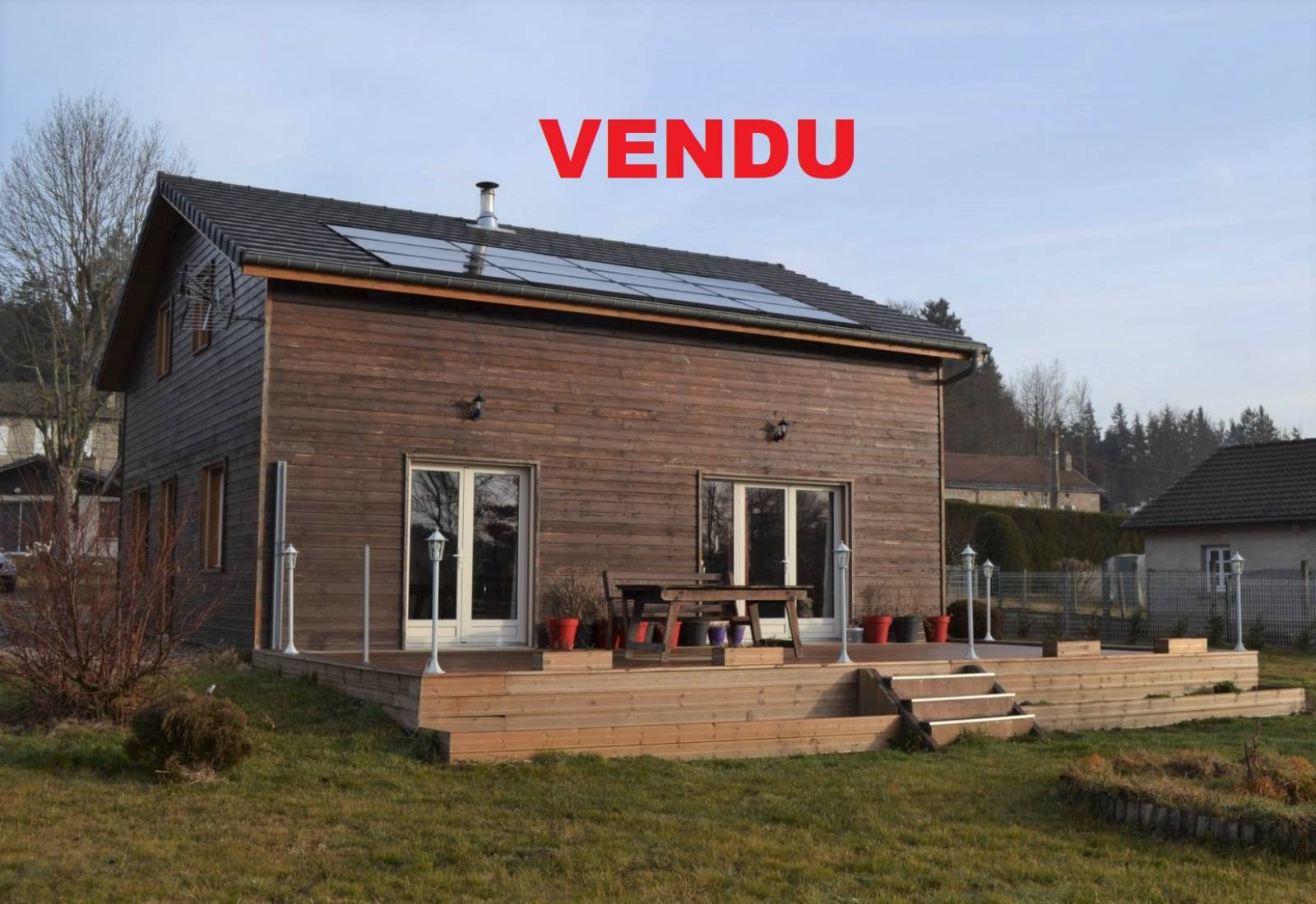 A vendre, maison ossature bois proche du centre du village du Chambon sur Lignon