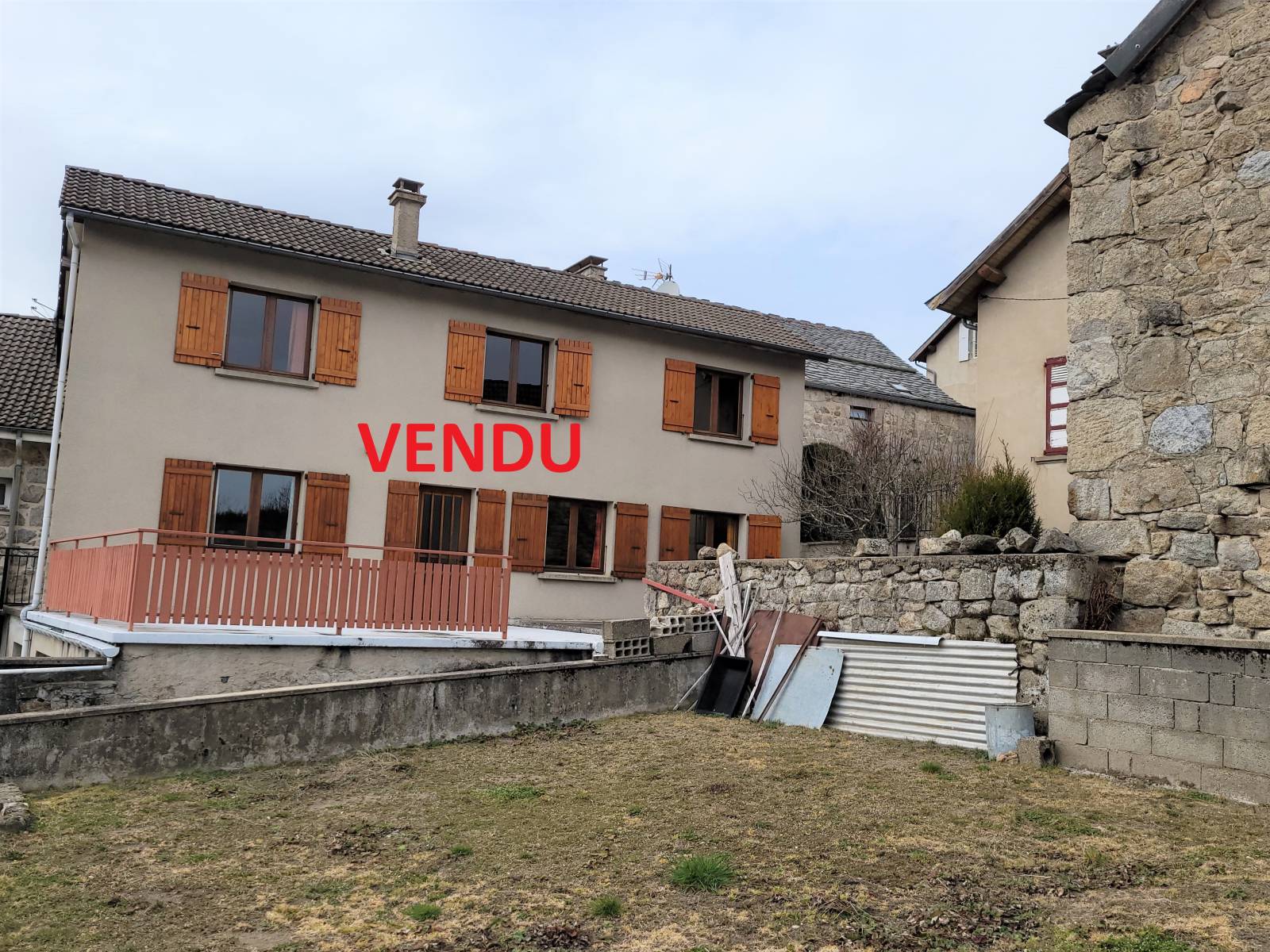 Maison de village avec jardin au Chambon sur Lignon