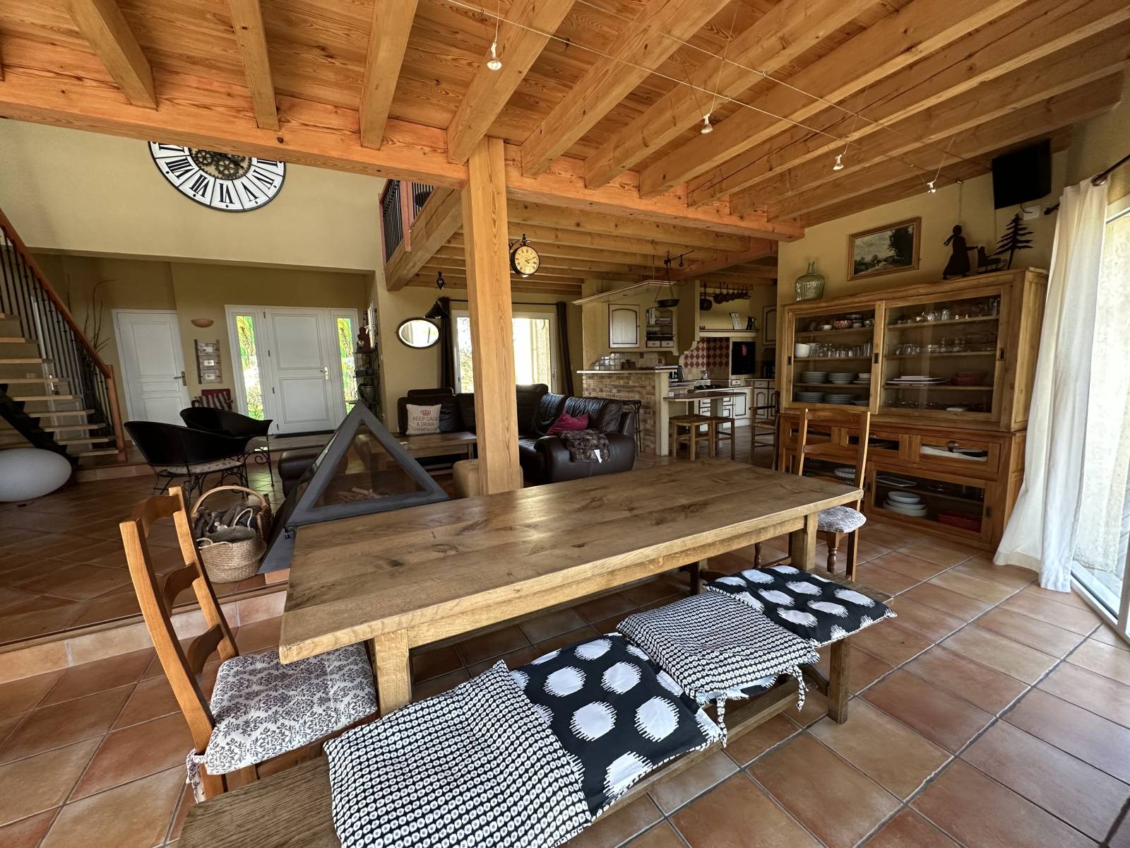 Villa T4 Devesset Vue sur le lac de Devesset. Villa 4 Devesset Ardèche Vue sur le lac de Devesset.