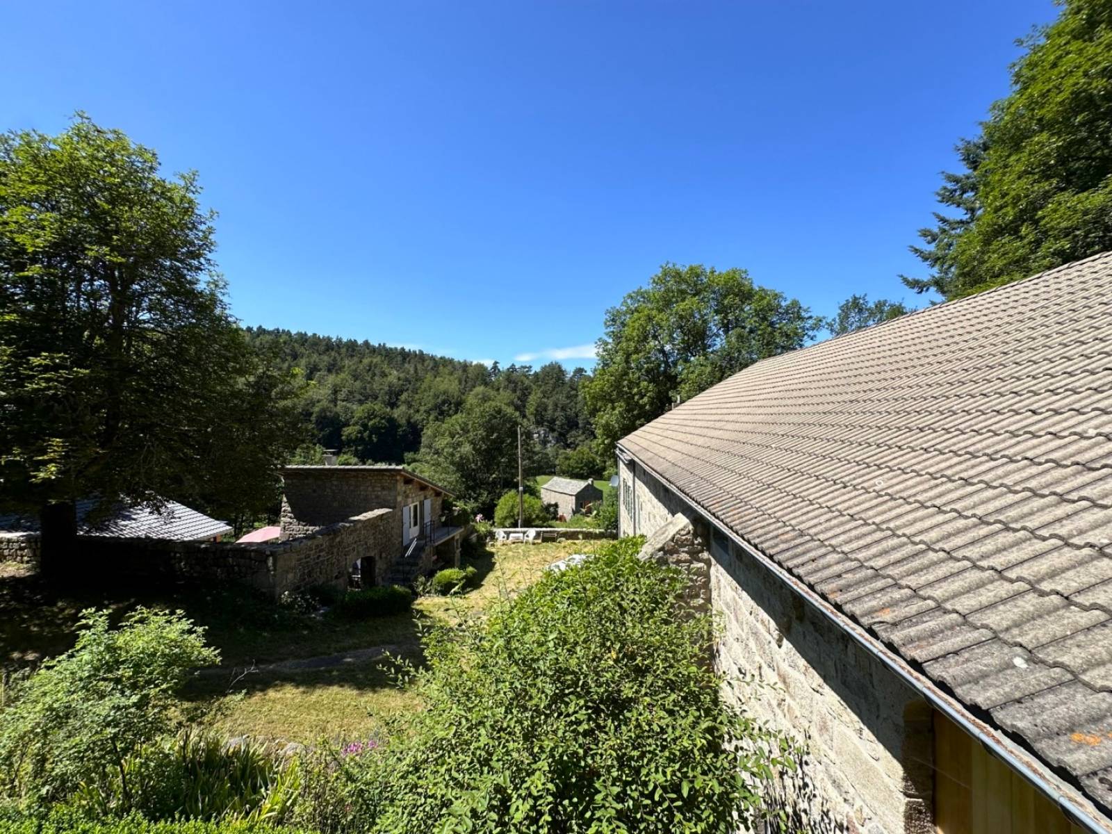 Hameau isolé proche du Golf du Chambon sur Lignon sur plus de 6 hectares