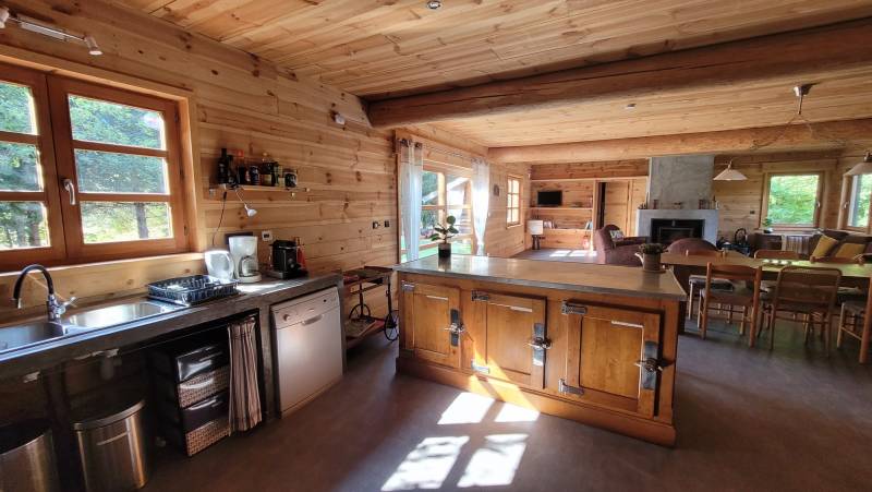 Maison ossature bois de 2007, proche village du Chambon sur Lignon, plain pied