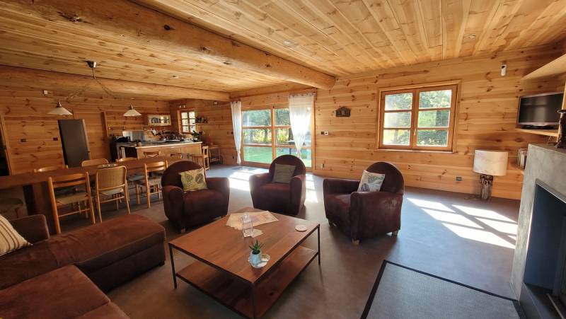 Maison ossature bois de 2007, proche village du Chambon sur Lignon, plain pied