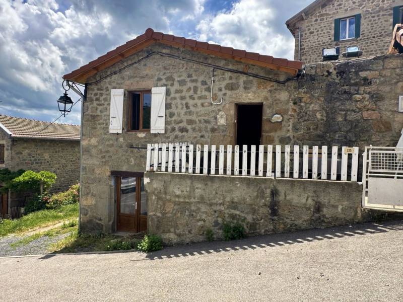 Charmante maison en pierre avec terrasse sur la commune de Rochepaule
