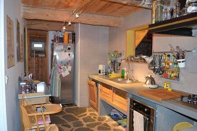 Ancienne ferme rénovée T7 Campagne du Mazet St Voy 4 chambres. Cachet. Pièce de vie avec cheminée