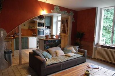 Cuisine ouverte sur salon